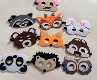 10x Masken Kinder Kostüme Tiere Gesichtmasken verkleiden neu Baden-Württemberg - Esslingen Vorschau