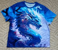 T-Shirt - Shirt - Herren - blau - 5XL - NEU - Drache - (160) Hessen - Reichelsheim (Wetterau) Vorschau