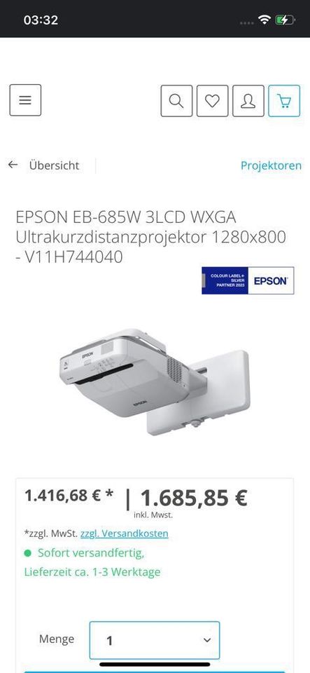 Projektor epson in Ratzeburg