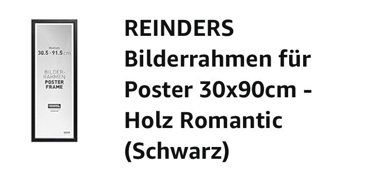 Bilderrahmen 30x90cm in Hannover
