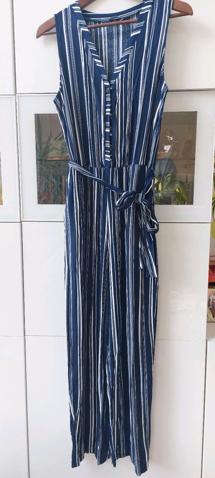 Wie Neu! Overall • Jumpsuit • Trägeroverall•gestreift • Gr. 40/L in Altlandsberg