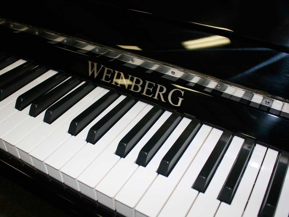 Klavier Weinberg U121T Silent, schwarz poliert, 5 Jahre Garantie in Egestorf