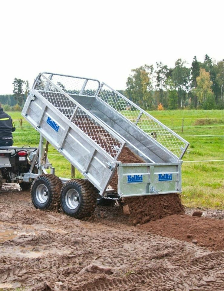 MD Kellfri Kippanhänger ATV 1,5 Tonnen in Zeven