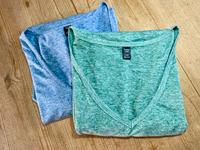 2 Shirts blau & grün V-Ausschnitt Gr.4XL Shein curve Größe Größen Bayern - Neuching Vorschau