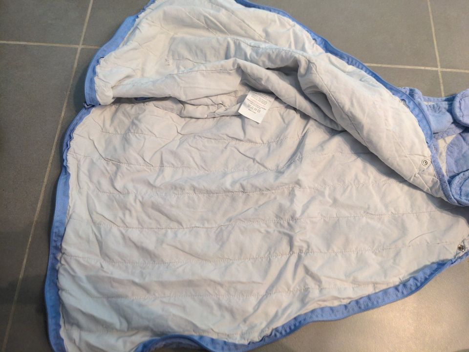 Slumbersac Schlafsack Schlummersack 70 cm blau Zug Alvi in Hohenpeißenberg