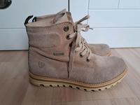 Schnürstiefelette von Tamaris beige/gold Baden-Württemberg - Nürtingen Vorschau