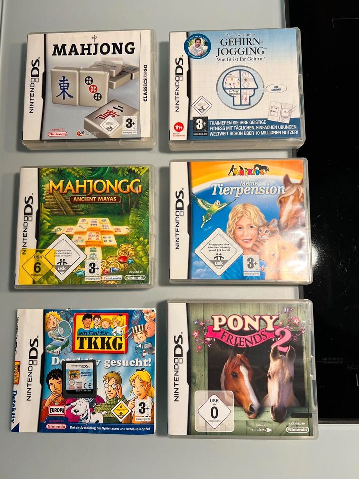 Nintendo Spiele, DS 3DS, 6 Stück, je Spiel € 8,00, top! in Witzhave