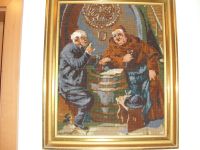Goblinbild Mönche im Weinkeller beim Wein Goblin Stickbild Kreis Ostholstein - Ratekau Vorschau