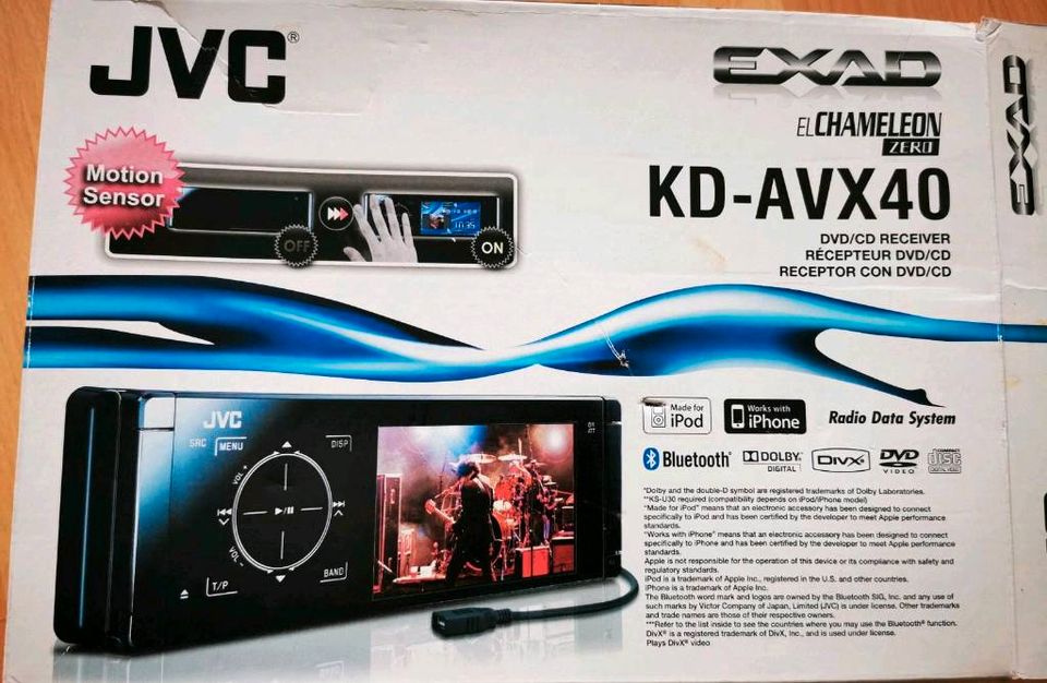 KD-AVX40 Autoradio, Bluetooth, DVD, USB, Video, Audio in Offenburg