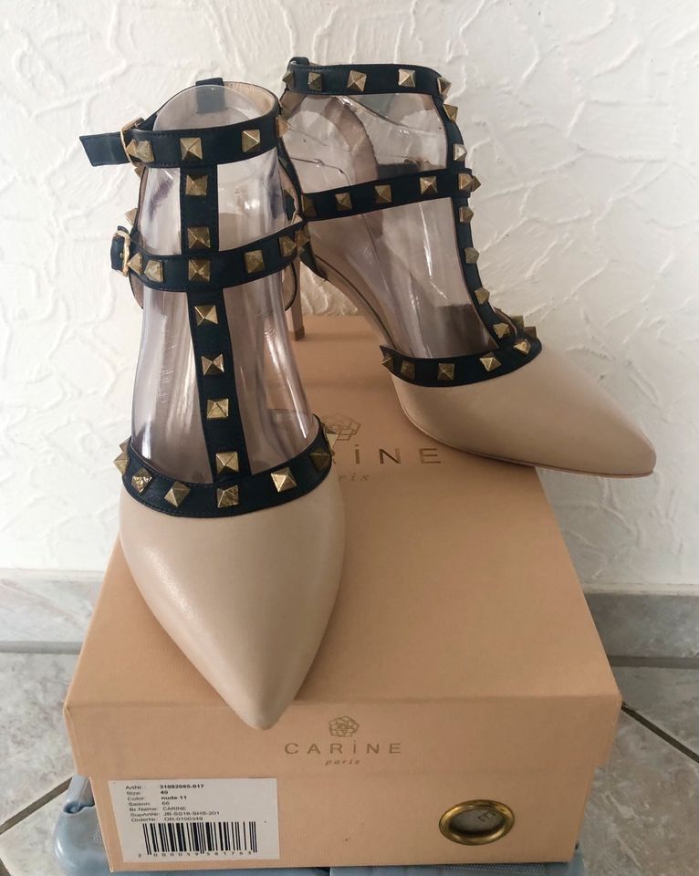 Neue Slingback Carine Paris Pamps Gr.40 in Bretzfeld