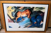 Bild, Kunstdruck, Rotes und blaues Pferd, Franz Marc, Rahmen,Glas Niedersachsen - Uchte Vorschau