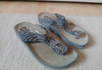 Flip Flop Pantolette Schlappe "Nana" Mubb blau Glitzer Gr. 38 Sachsen - Rathmannsdorf Vorschau