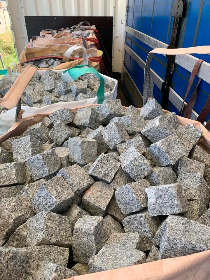 Granitpflaster Granit aus Polen,  24 Tonnen ab Werk Natur Stein in Chemnitz