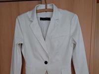 Schicker weißer Damenblazer Gr. M /38  von Zara Basic Brandenburg - Luckenwalde Vorschau