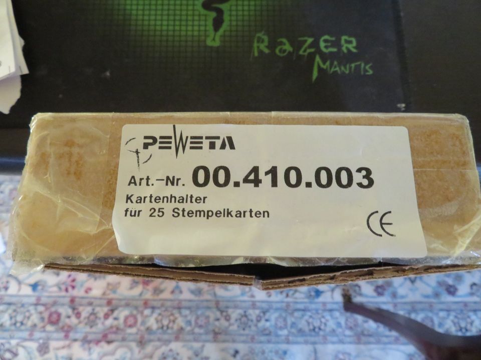 Peweta 00.410.003 Amano Stempelkarten Kartenhalter Metall in Hamburg