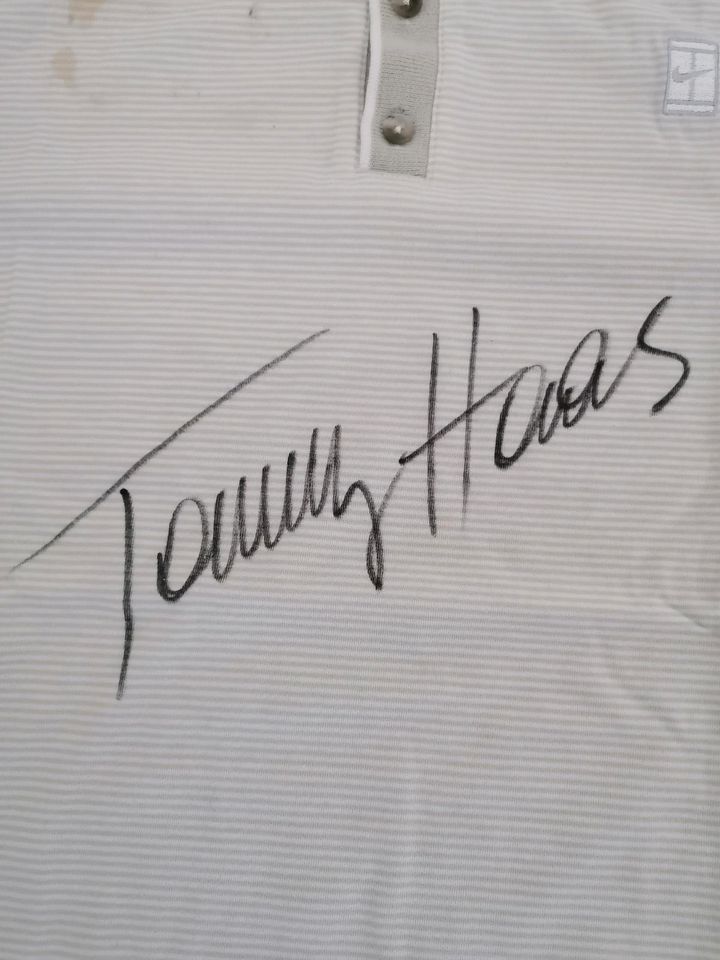 Tommy Haas Tennis Original Shirt getragen / signiert in Rodgau