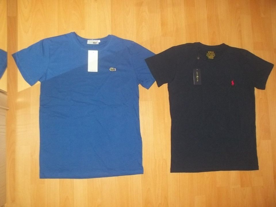 LACOSTE Rundhals T Shirt ~ RALPH LAUREN Rundhals ~ NEU ETIKETT ! in Bielefeld