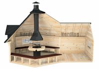 NordLog Grillkota 9,2 m² + 1,9m Anbau - Grillhaus Gartenhaus Kota Baden-Württemberg - Weil der Stadt Vorschau