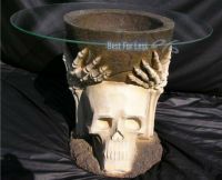 Totenkopf Tisch Dekoration Deko Aufstellfigur Skull Beistelltisch Nordrhein-Westfalen - Enger Vorschau