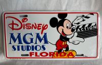 Vintage Walt Disney MGM Studios Florida Metall Nummernschild Nordrhein-Westfalen - Mechernich Vorschau