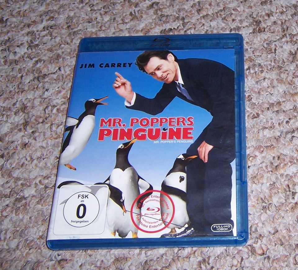BluRay Mr. Poppers Pinguine mit Jim Carrey   Blu-Ray in Schöbendorf