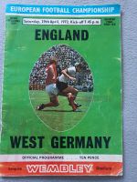 Programmheft England- Westdeutschland Wembley 1972 Nordrhein-Westfalen - Castrop-Rauxel Vorschau