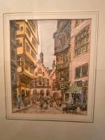 Bilder Frankfurter Altstadt mit Rahmen 60x80 Hessen - Bad Vilbel Vorschau
