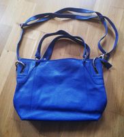 Ledertasche Damen blau Handtasche azur knallblau Hessen - Homberg (Efze) Vorschau