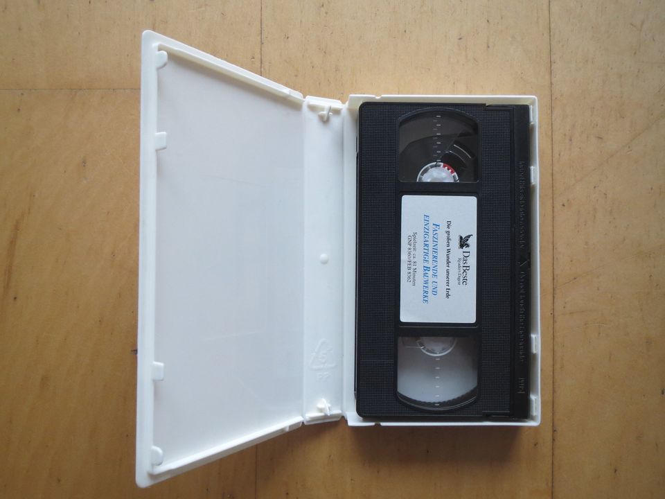 Die großen Wunder unserer Erde, 3 VHS-Kassetten, gut erhalten in Petershausen
