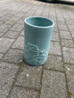 Blumenvase Türkis mit Blumenmuster Hessen - Pfungstadt Vorschau