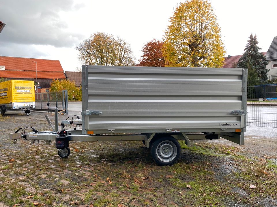 Humbaur HUK 182715  1800kg PKW Anhänger mit Bordwandaufsatz in Staufenberg