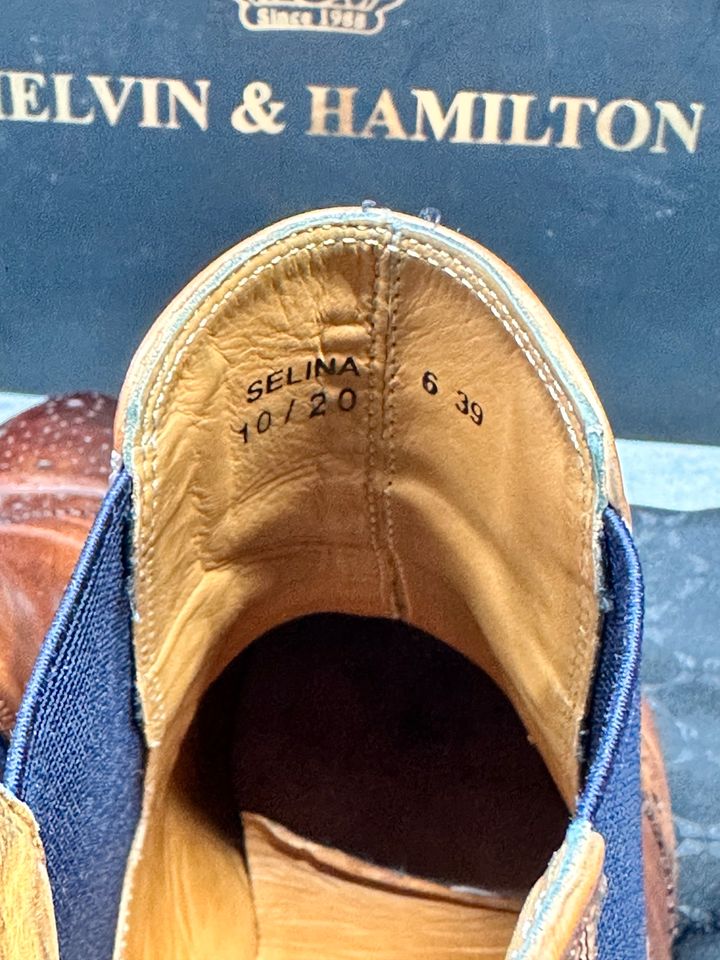 MELVIN & HAMILTON Damen Schuhe Größe 39 braun/blau in Falkensee