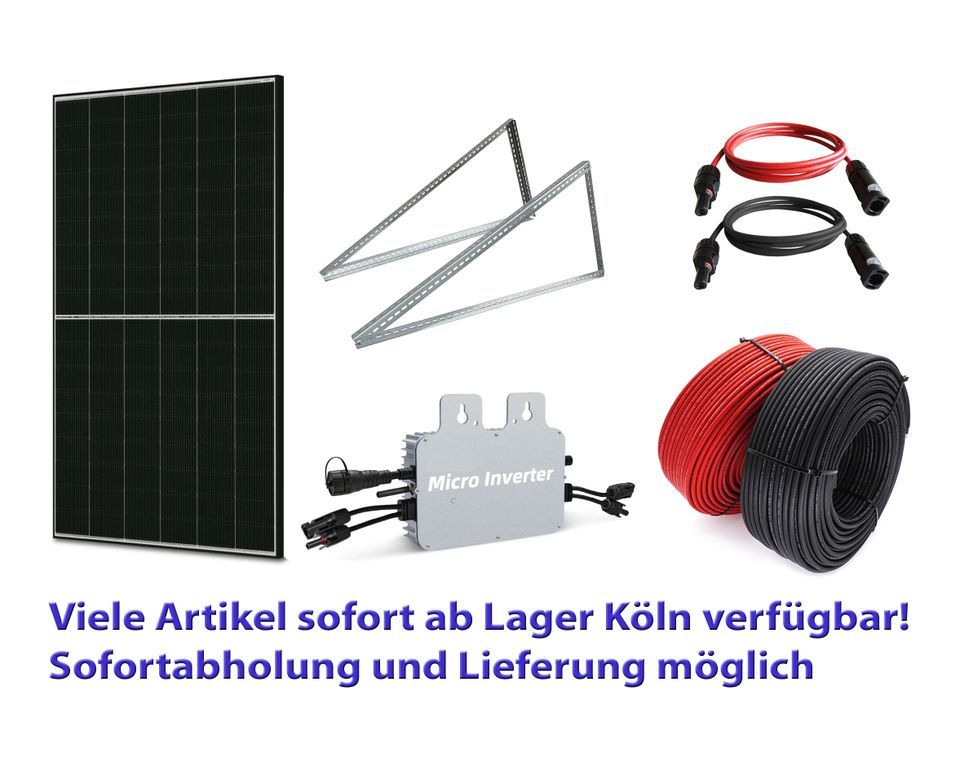 Set PV Solarkabel 4 mm mit MC4 Steckern, Wunschlänge, SOFORT/NEU in Köln