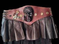 LARP Fantasy Steampunk Leder Rock Überrock Mittelalter Totenkopf Bayern - Regensburg Vorschau