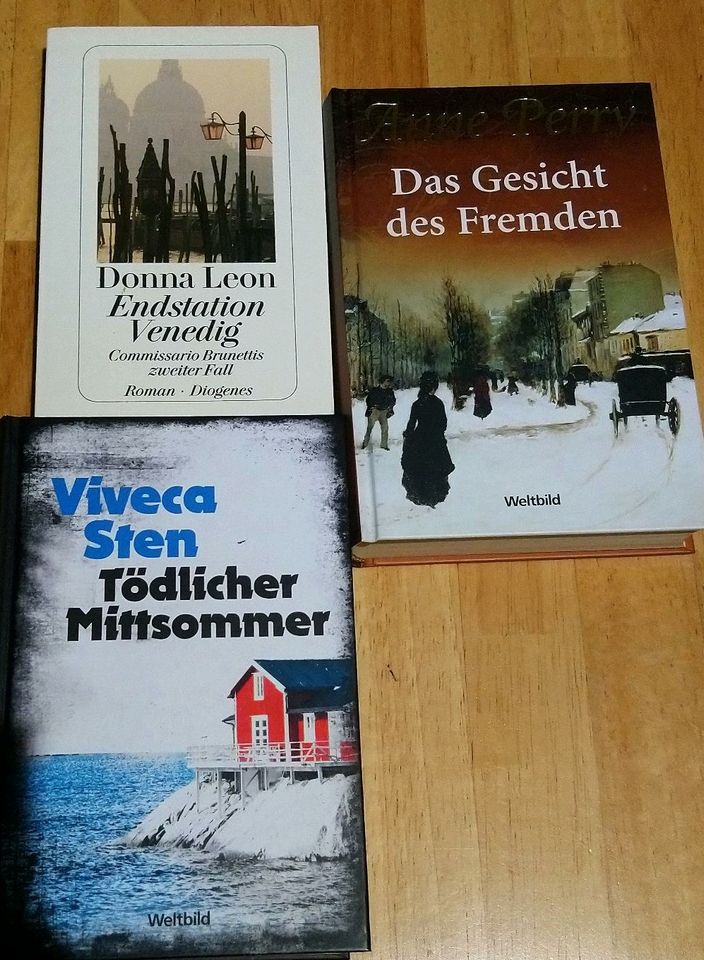 Krimis, Donna Leon, Viveca Sten, Anne Perry in Dresden