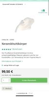 Keramikholkörper Maske für Sauerstoff Keramik MCS / Allergie Rheinland-Pfalz - Hagenbach Vorschau