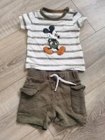 ❤️ Mickey Mouse Anzug Set T-shirt Kurze Hose Sommer 74 Häfen - Bremerhaven Vorschau