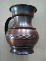 Blumenvase 70er / 80er Jahre sehr guter Zustand Vase Bronzeoptik Hessen - Guxhagen Vorschau