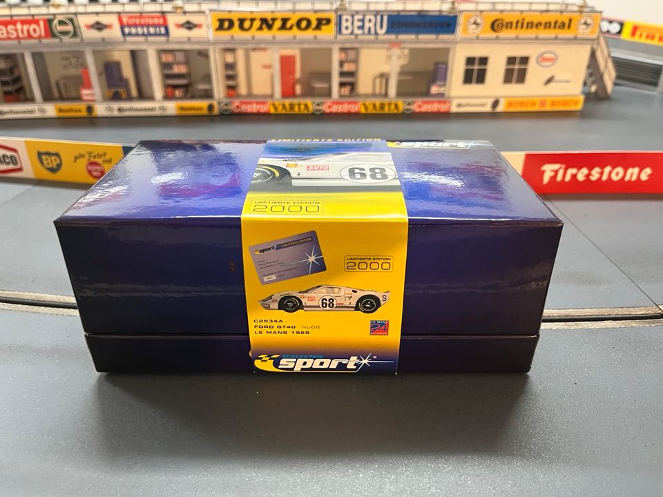 Scalextric-Slotcar Ford GT40 " Deutsche Auto Zeitung" limited in Igensdorf