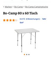 Campingtisch Bo-Camp 60x80 cm Nordrhein-Westfalen - Ahaus Vorschau