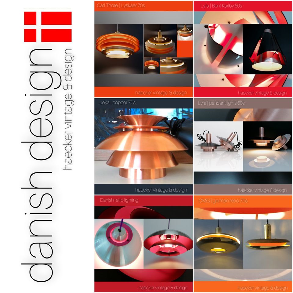 Lampe danish design FOCUS zu poulsen ph retro panton 80er 90er in Flensburg