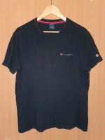 Champion Shirt Large Basic Regular Cotton Logo Embroid Black Tee Mecklenburg-Vorpommern - Rostock Vorschau