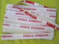 Aufnäher gestickt Monogramm Buchstaben OSWALD SCHNEIDER rot Nordrhein-Westfalen - Netphen Vorschau