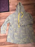Sweatshirt Hoodie grau gelb 44/46 Hessen - Butzbach Vorschau