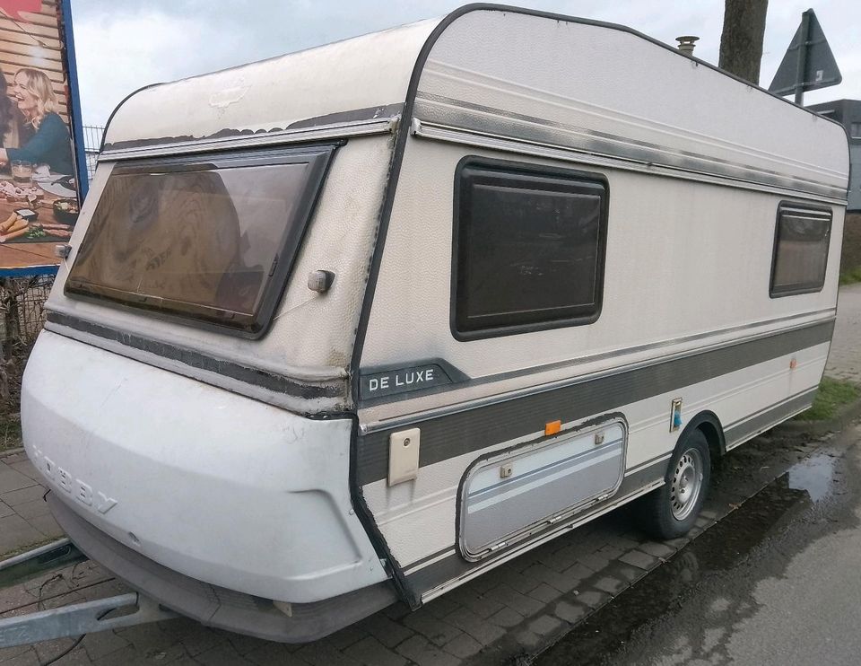 HOBBY 490 de Luxe Wohnwagen/Campingwagen 2 Jahre TÜV+Kennzeichen! in Angelmodde