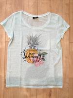 Tshirt v. Gina Benotti m. Sommermotiv, Hellblau, Gr.M Bayern - Lauingen a.d. Donau Vorschau