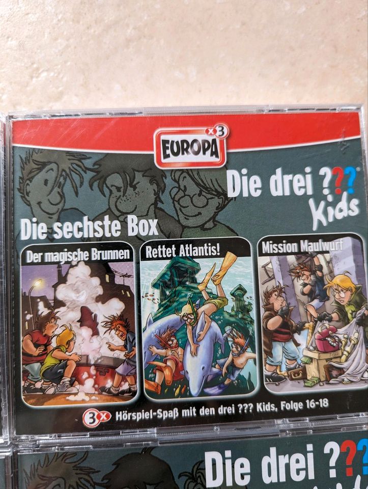 Die drei ??? Kids Hörspiel CD Box Nr.  3,4,6,7,10,12,13,15,19 in Birkenau