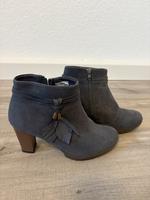 Citywalk Stiefelette Damen deichmann 38 Absatz grau veloursleder Leipzig - Holzhausen Vorschau