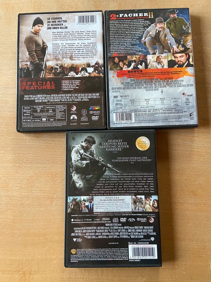 DVDs Vier Brüder, Django, American Sniper FSK 16 in Bad Wurzach