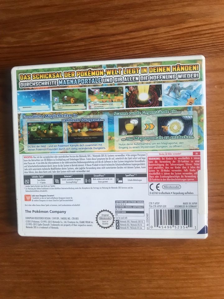 Pokemon Mystery Dungeon Portale in die Unendlichkeit Nintendo 3Ds in Wuppertal